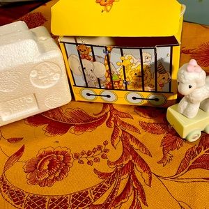 Vintage 1985 Enesco Precious Moments 1st Birthday collection .